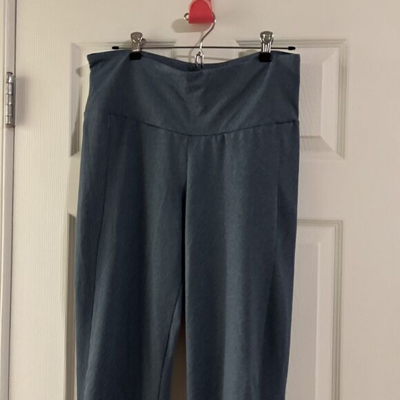 Betabrand Dress Pant Yoga Pants Light Heather Blue Boot Cut Athleisure Petite - Picture 2 of 7